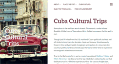 Desktop Screenshot of cubaculturaltrips.com